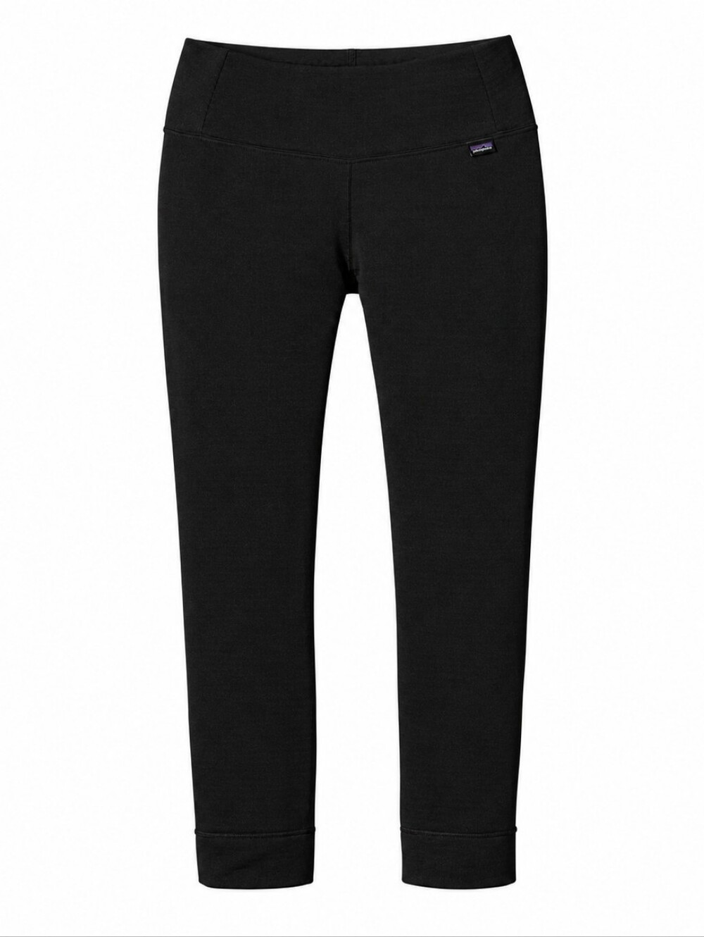 $105 Patagonia Capilene Thermal Weight Bottoms Black Polartec Power Grid S/M